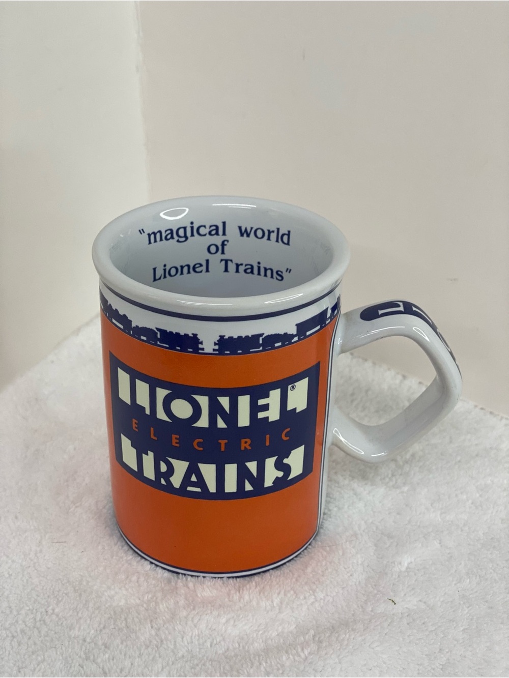 Lionel Electric Trains Coffee Mug Cup Michael Leson USA Magical World Of Trains